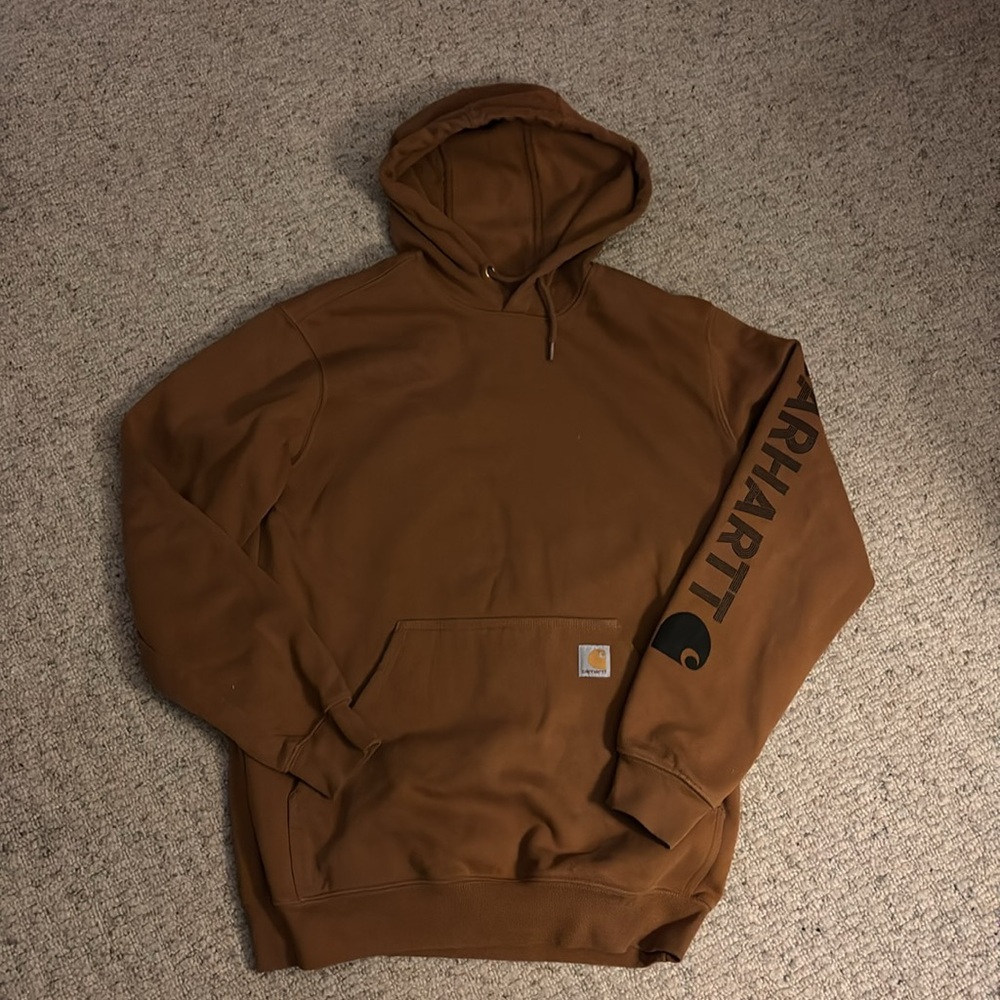 Carhartt Loose Fit Hoodie. Size Medium. Color: Carhartt Brown.
